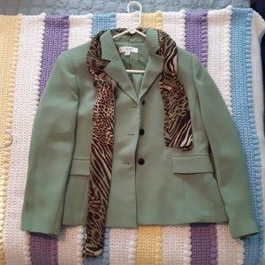 Le Suit essentials, green, size 16p
